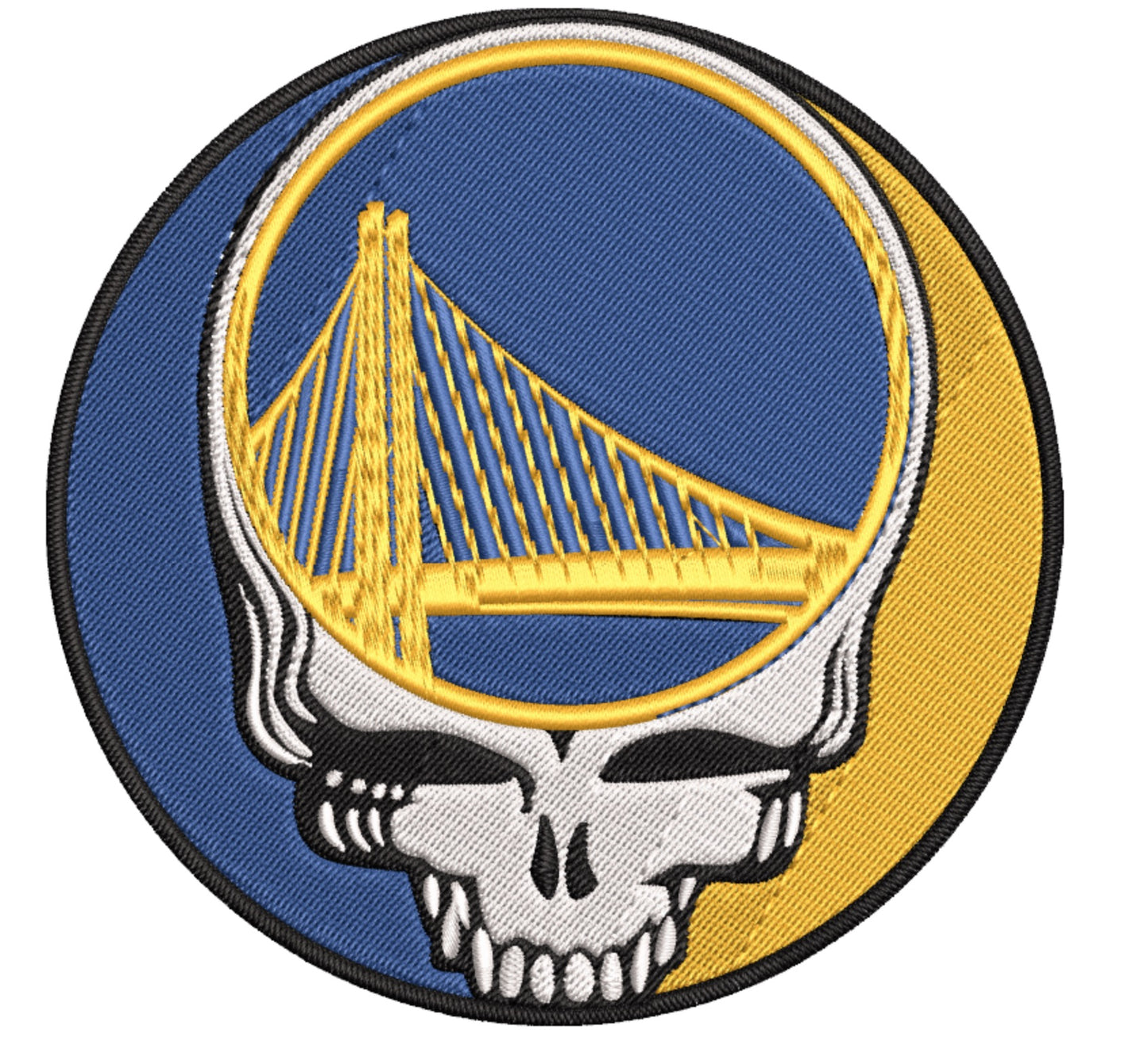 Golden State Warriors heat applied patches. Very High end