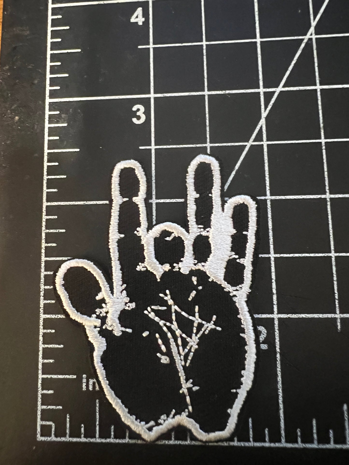 Jerry Hand heat applied woven patch. Very High end