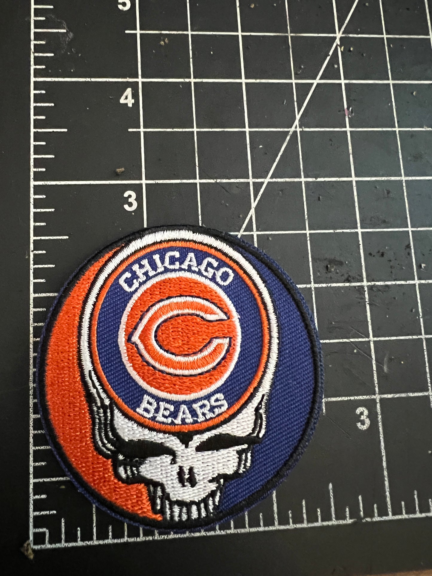 Chicago Bears SYF heat applied woven patch. Very High end