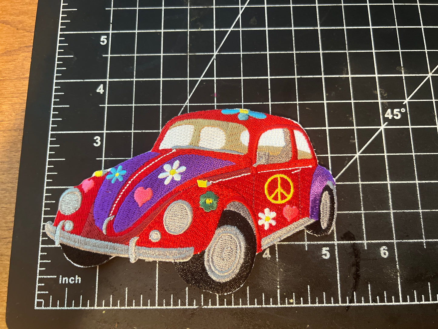 Love VW BUG Heat applied patches. Very High end