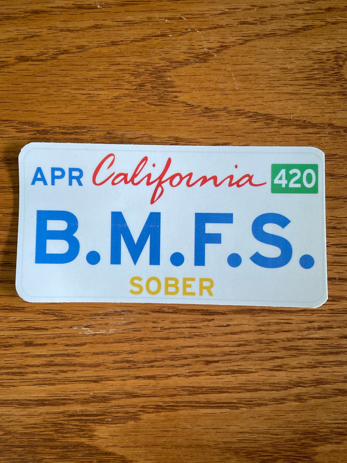 Billy Strings CALIFORNIA SOBER lot sticker