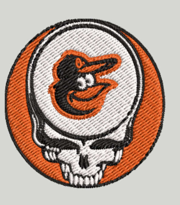 Baltimore Orioles Heat applied Patch.