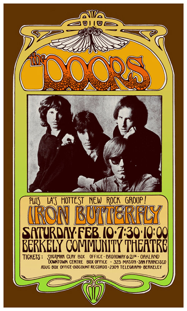 Doors - Berkely - Concert Poster