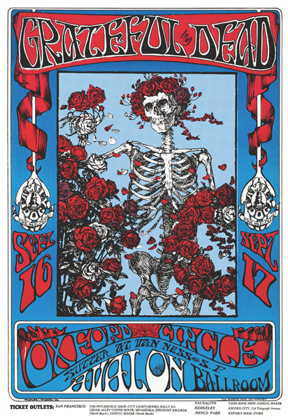 Grateful Dead BERTHA Poster 24"x36"