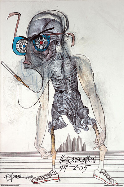 Hunter S. Thompson - Ralph Steadman - Regular Poster