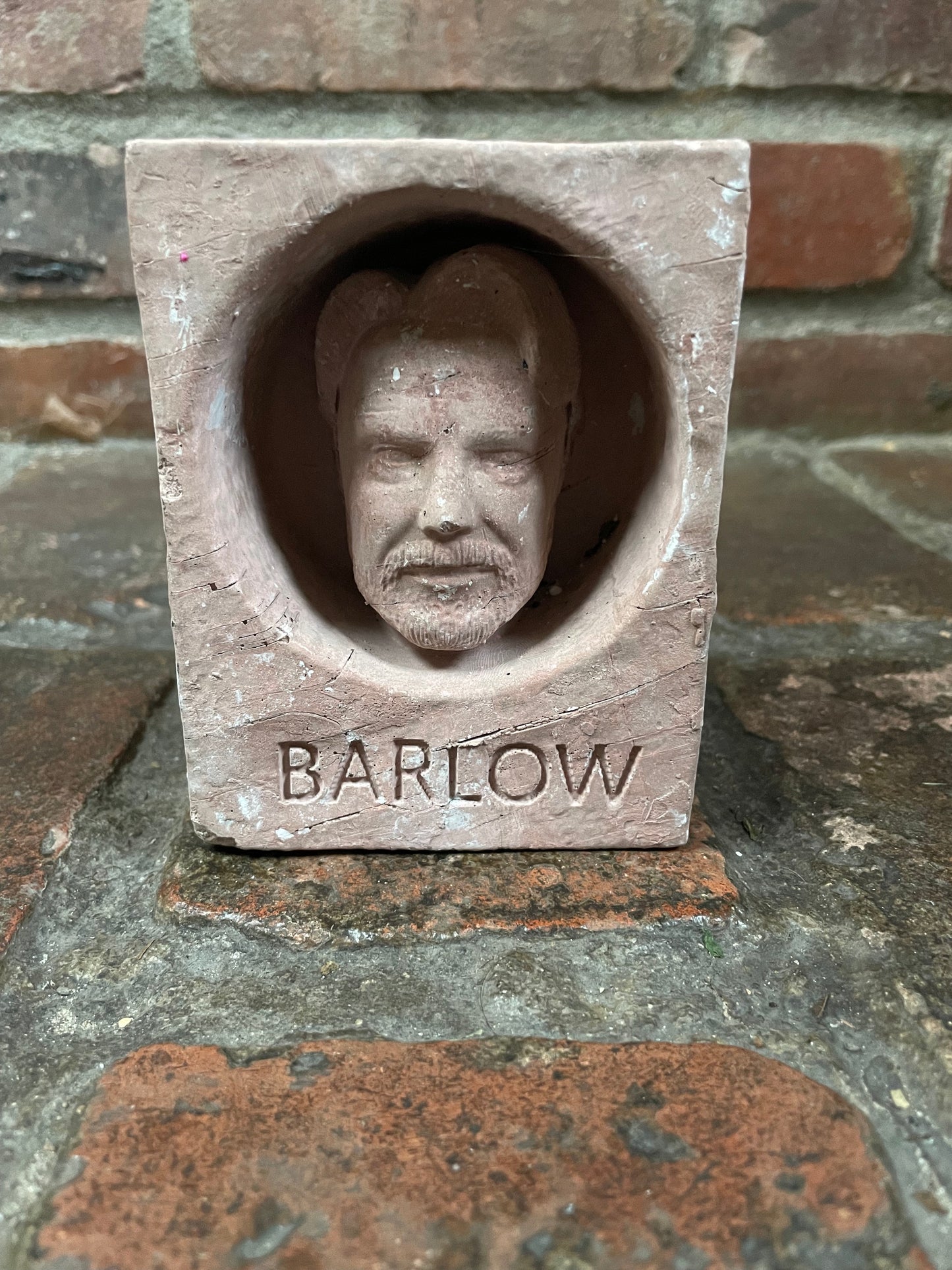 JOHN PERRY BARLOW STONE SCULPTURE