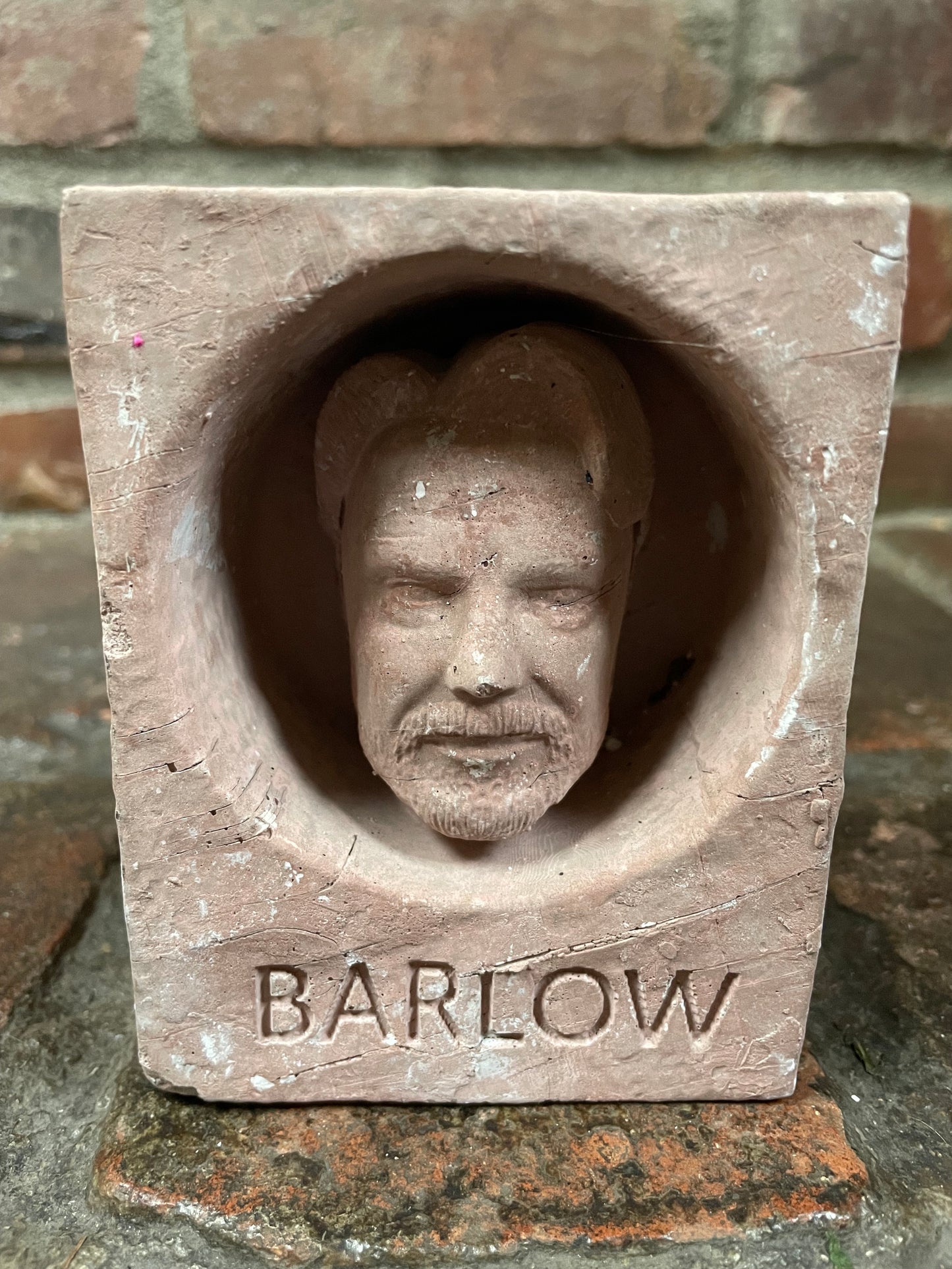JOHN PERRY BARLOW STONE SCULPTURE