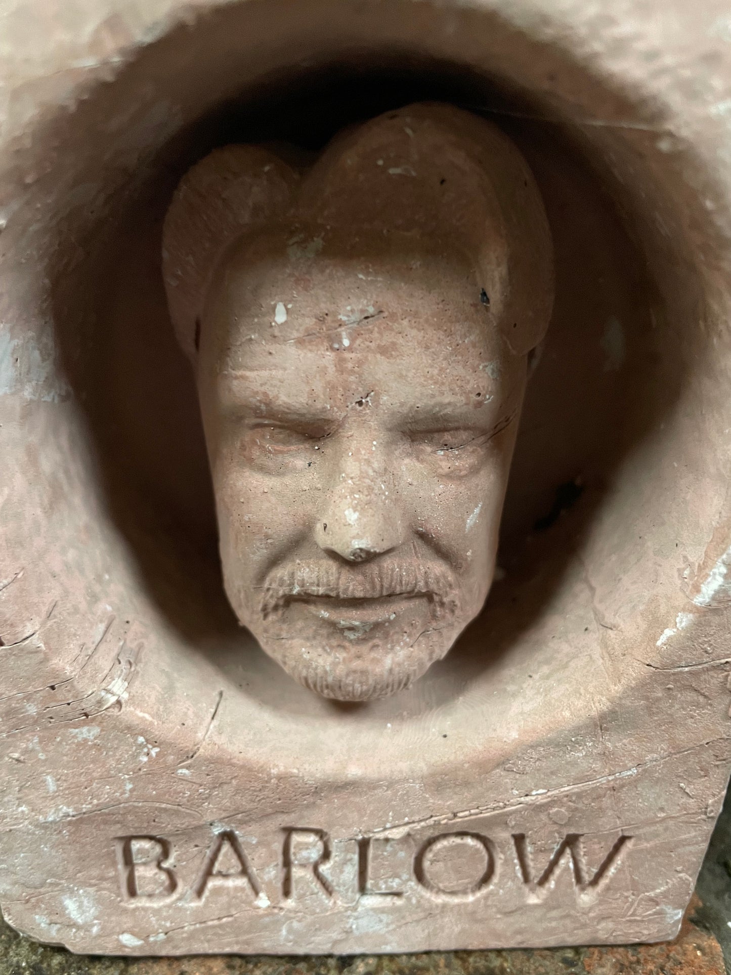 JOHN PERRY BARLOW STONE SCULPTURE