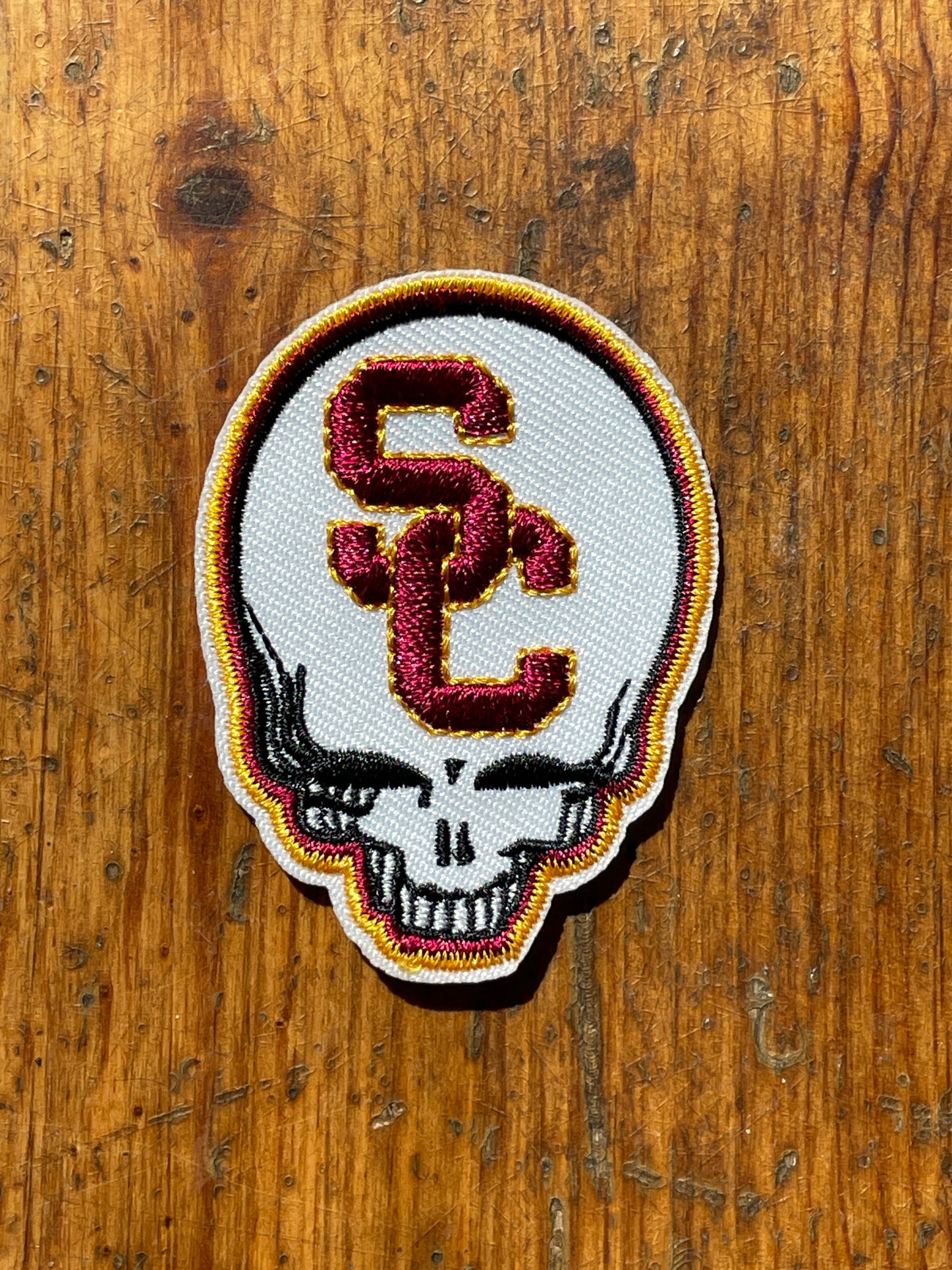 University Southern California Trojans Heat applied Patch.