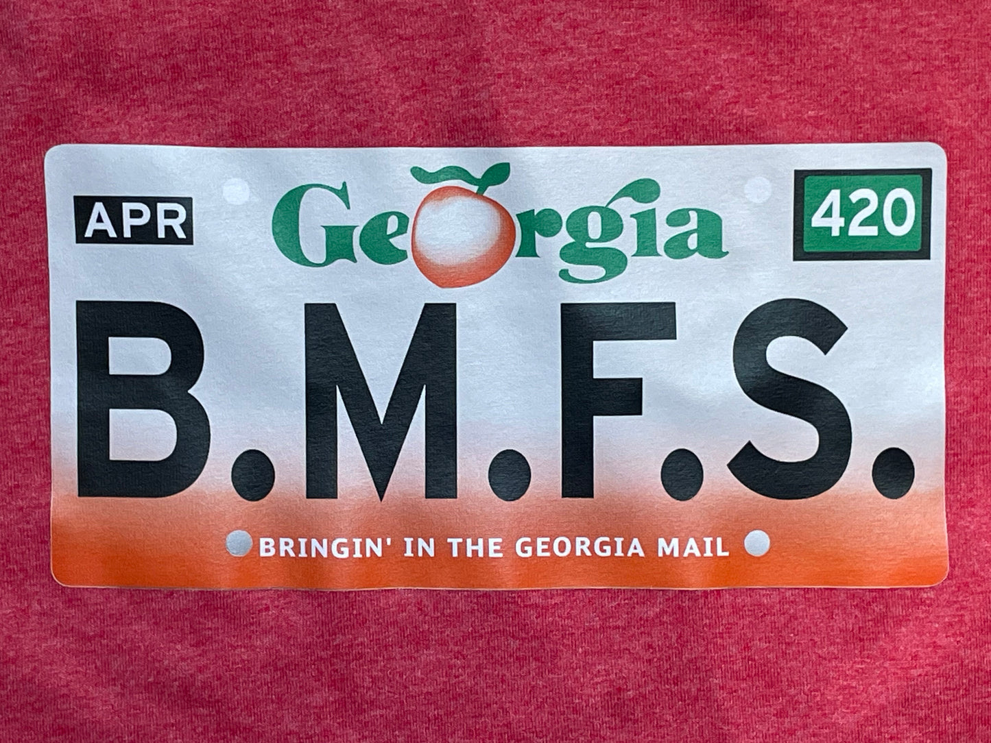 BILLY STRINGS LOT SHIRT Georgia Plate