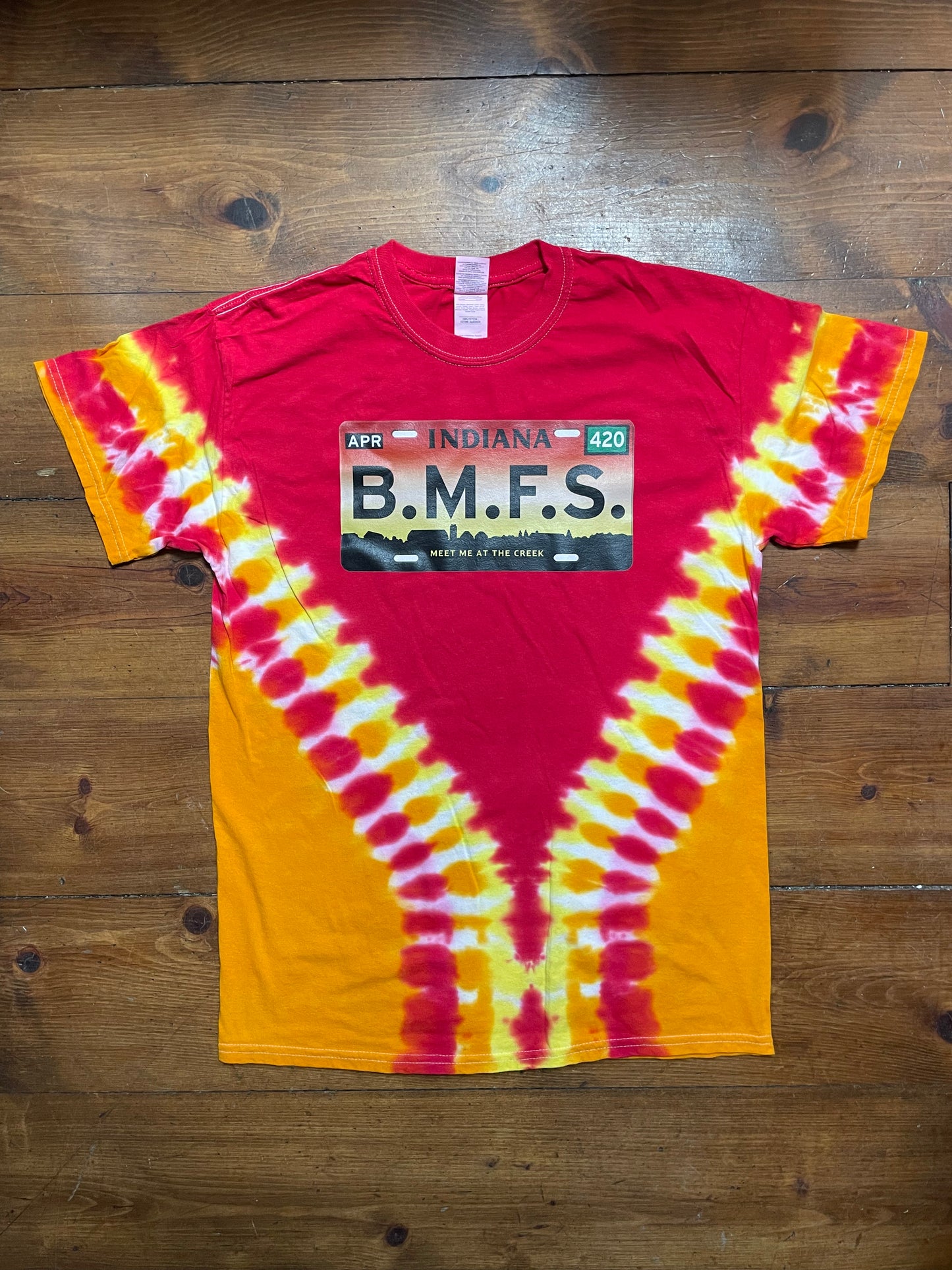 BILLY STRINGS LOT SHIRT Indiana B.M.F.S. Plate Meet Me at the Creek