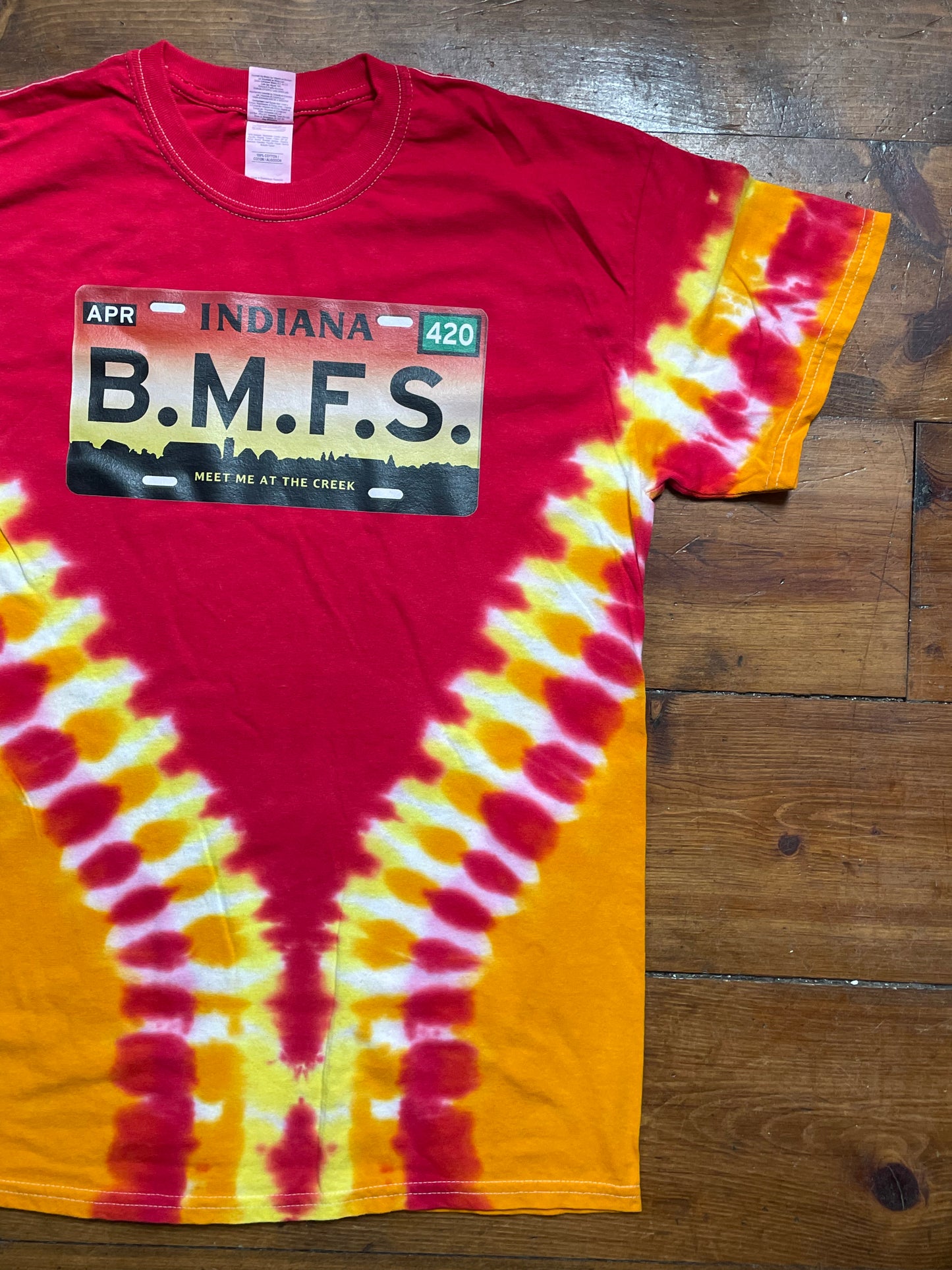 BILLY STRINGS LOT SHIRT Indiana B.M.F.S. Plate Meet Me at the Creek