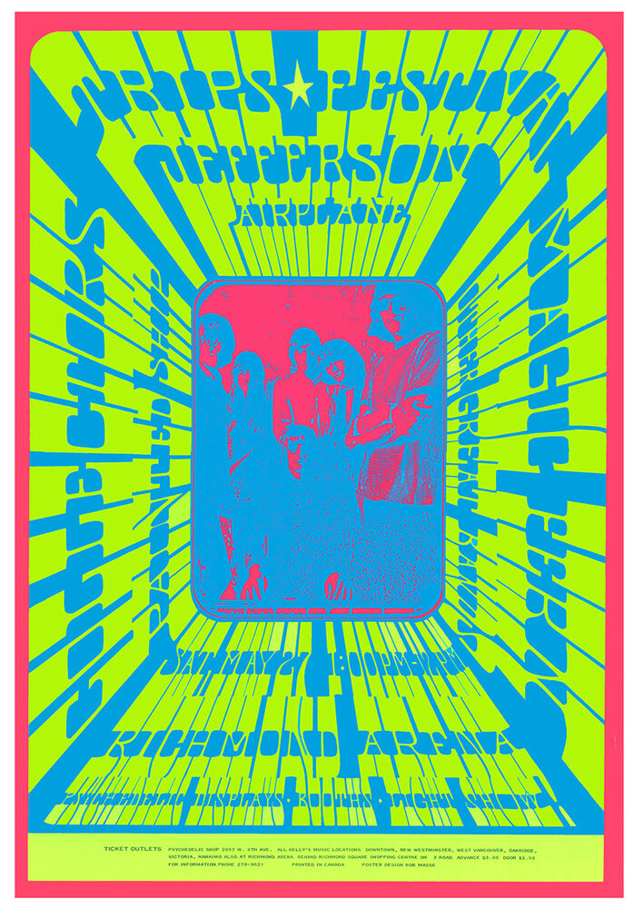 Jefferson Airplane - Trips Festival - Concert Poster