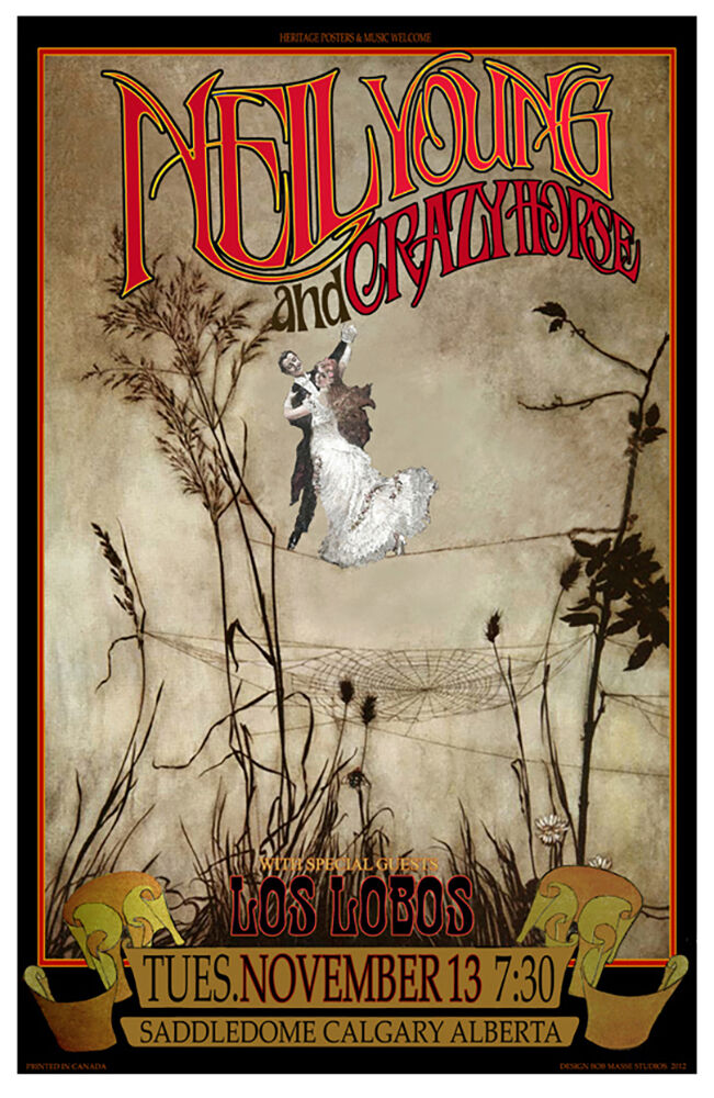 Neil Young - Calgary - Concert Poster