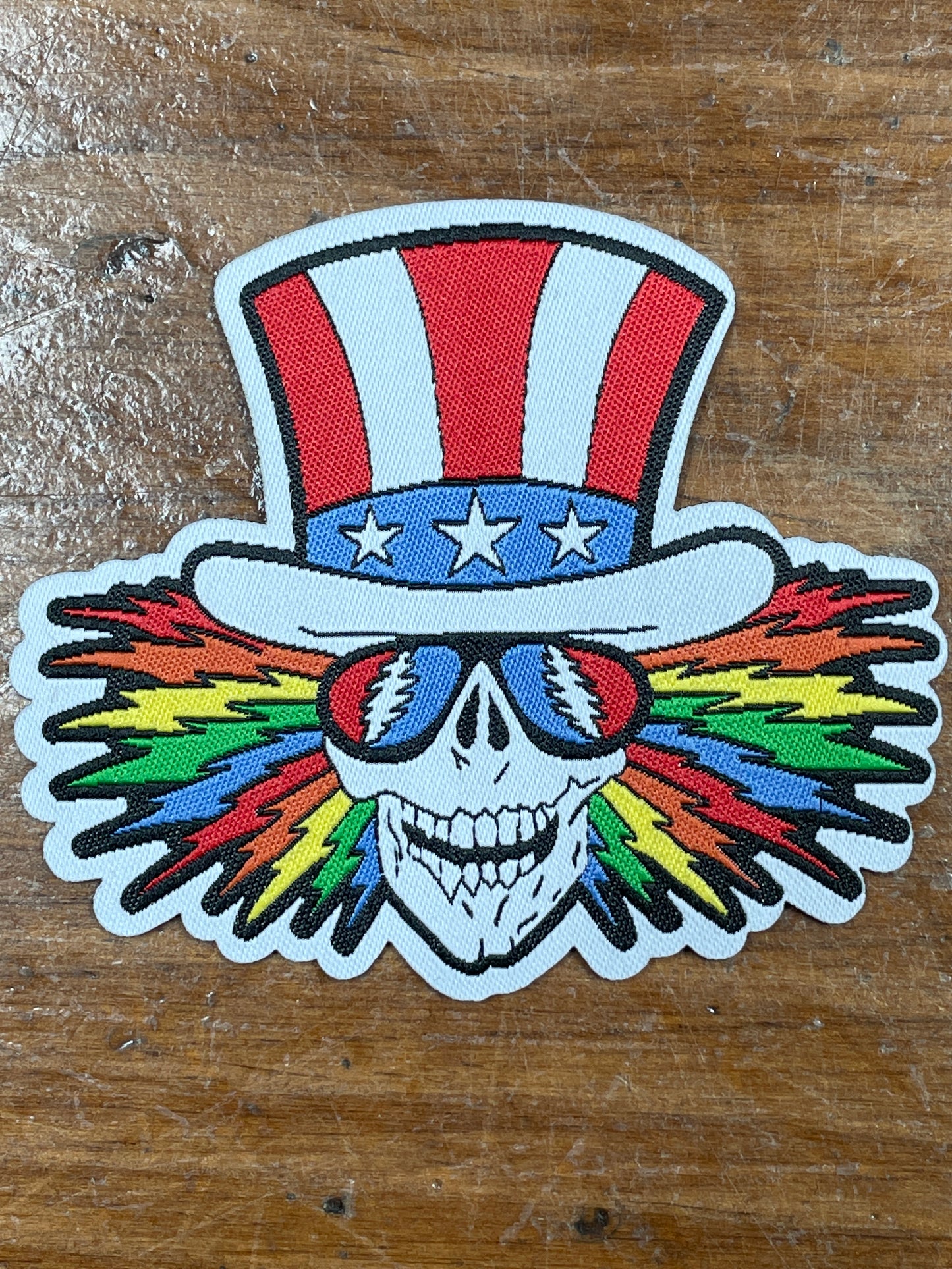 Grateful Dead heat applied woven patch. Very High end