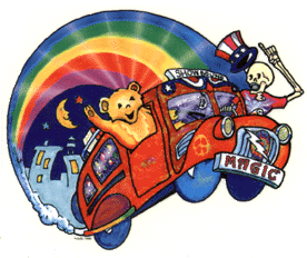 Grateful Dead lot sticker