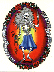 Grateful Dead lot sticker