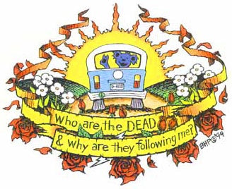 Grateful Dead lot sticker