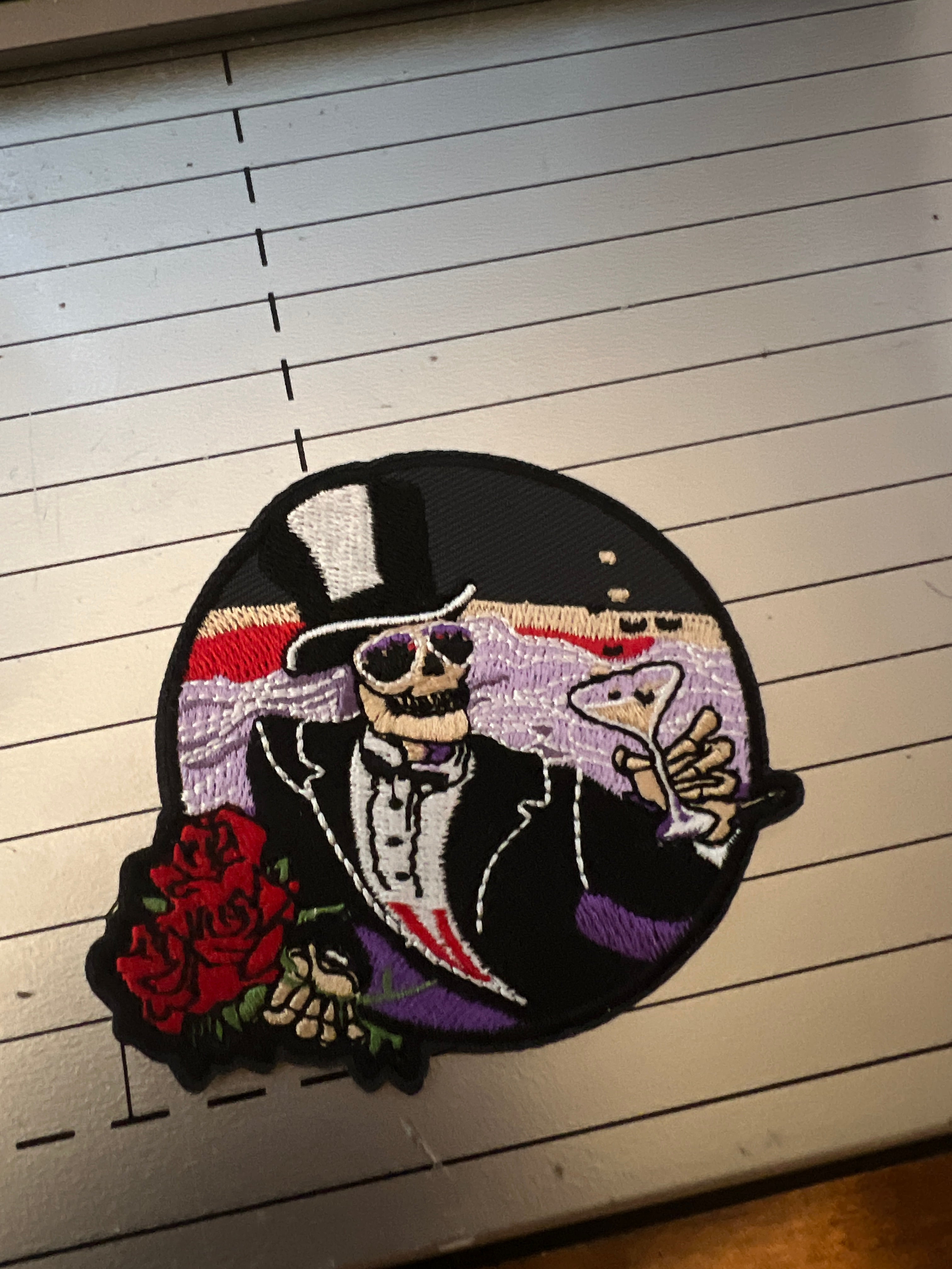 One More Saturday Night heat applied patches. Very High end ...