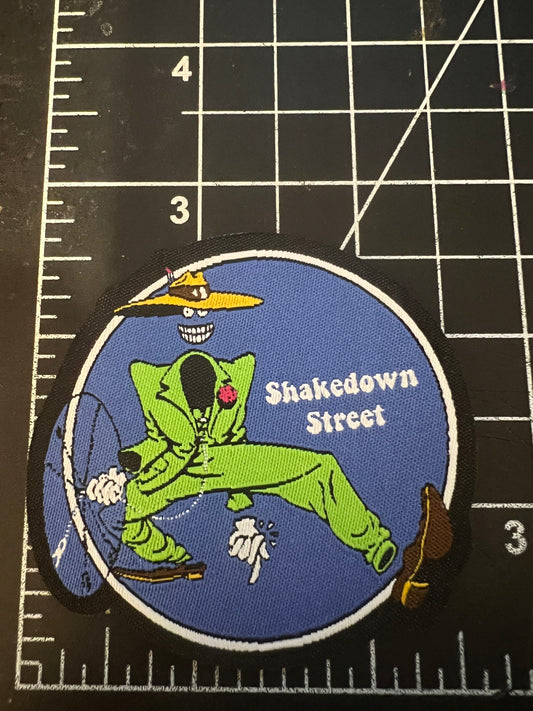 Shakedown Street heat applied woven patch. Very High end