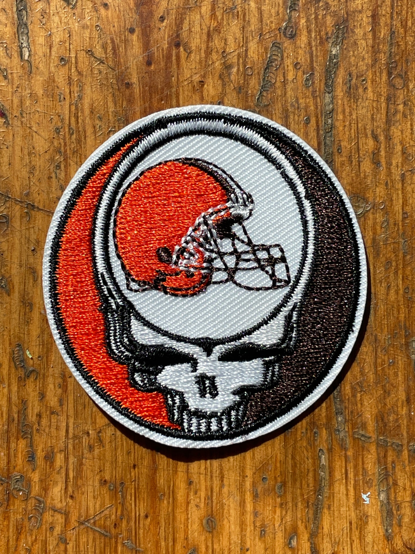 Cleveland Browns Heat applied Patch.