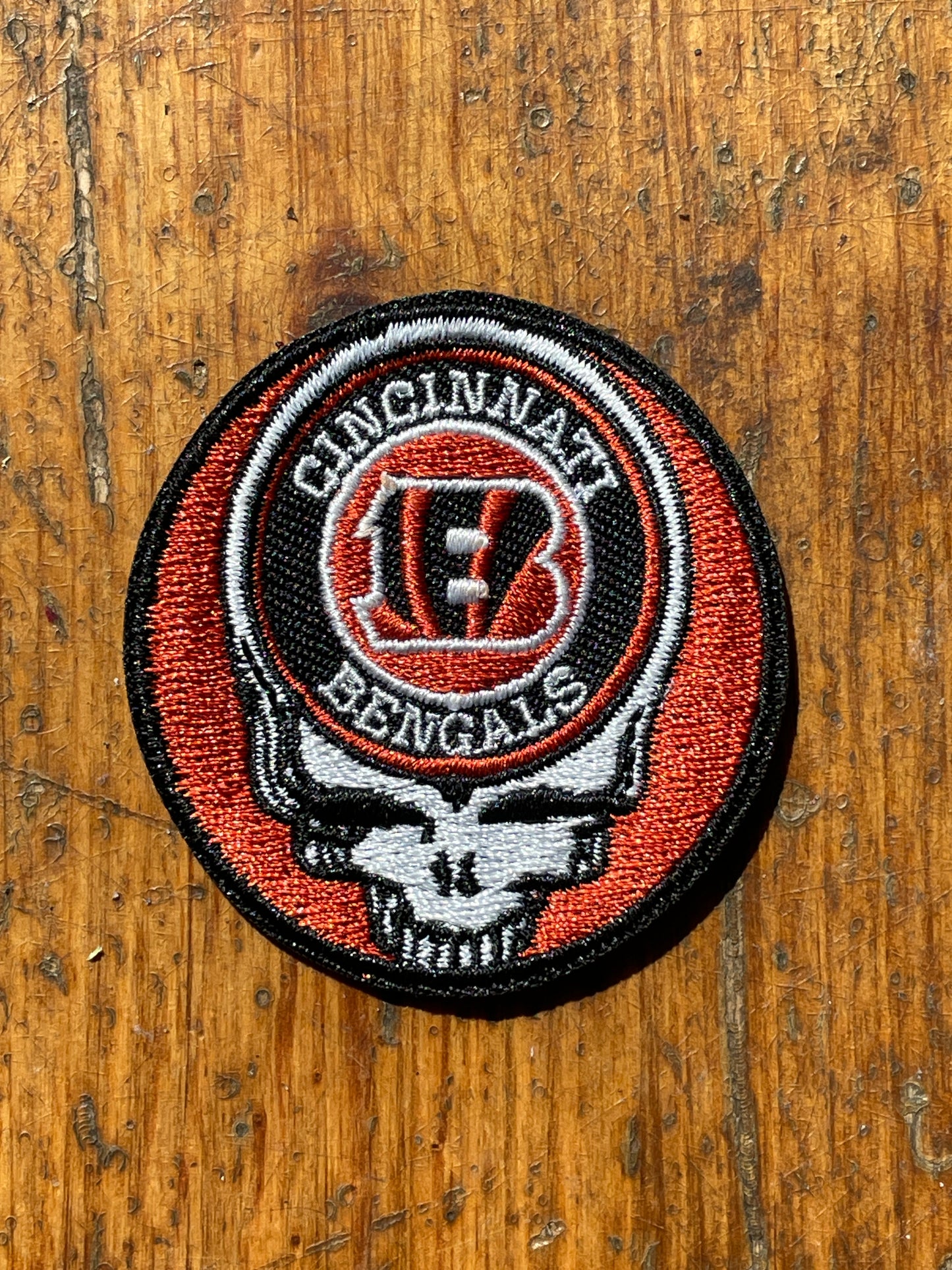 Cincinnati Bengals Heat applied Patch.