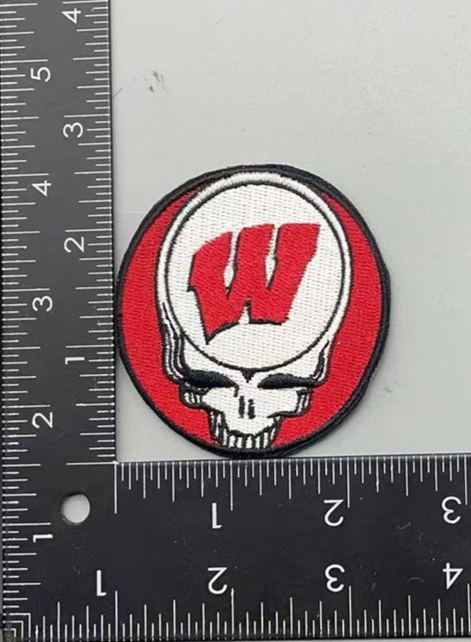 Wisconsin Badgers Heat applied Patch.