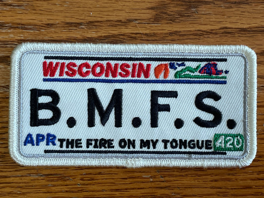 Billy Strings B.M.F.S Wisconsin plate heat applied patches. Very High end