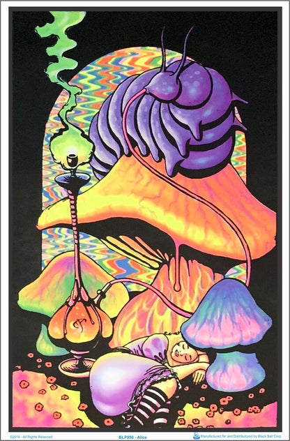ALICE POSTER - Flocked Blacklight BL9980 Size: 23x35