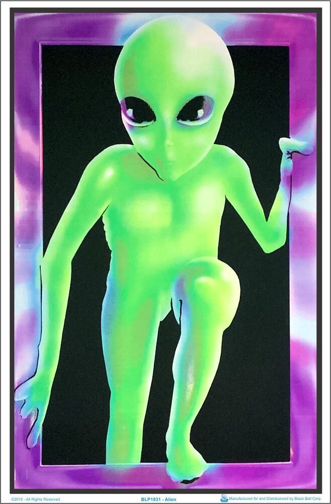 ALIEN - Flocked Blacklight