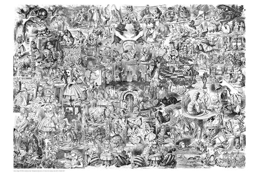 Alice Collage - Regular Poster