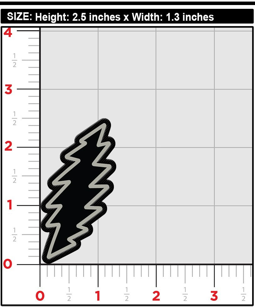 blacks lightning bolt applied patches. Very High end