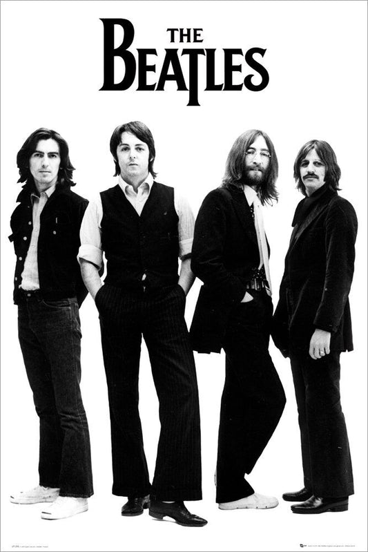 Beatles - White - Regular Poster