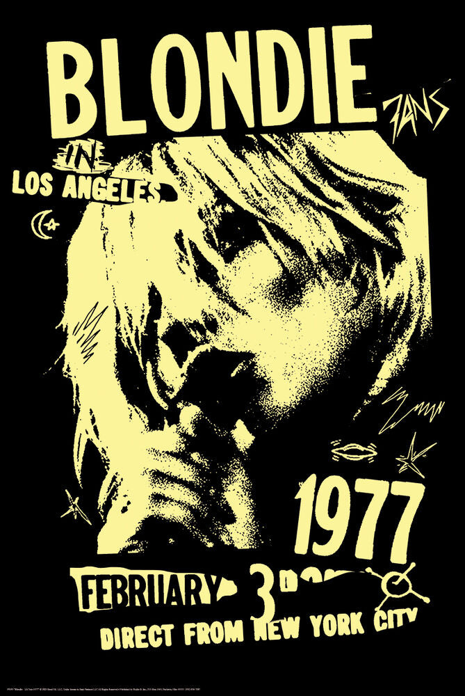 Blondie - LA Tour 1977 - Regular Poster