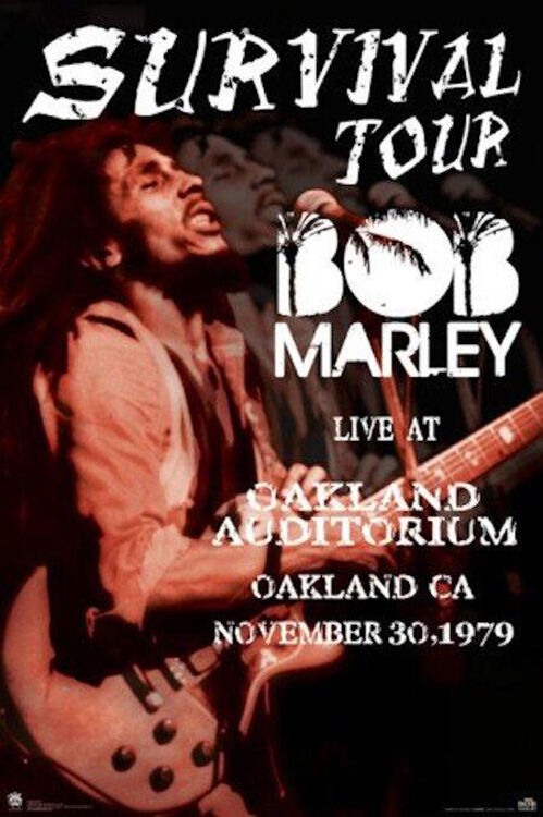 Bob Marley - Survival Tour (Oakland 1979) - Regular Poster