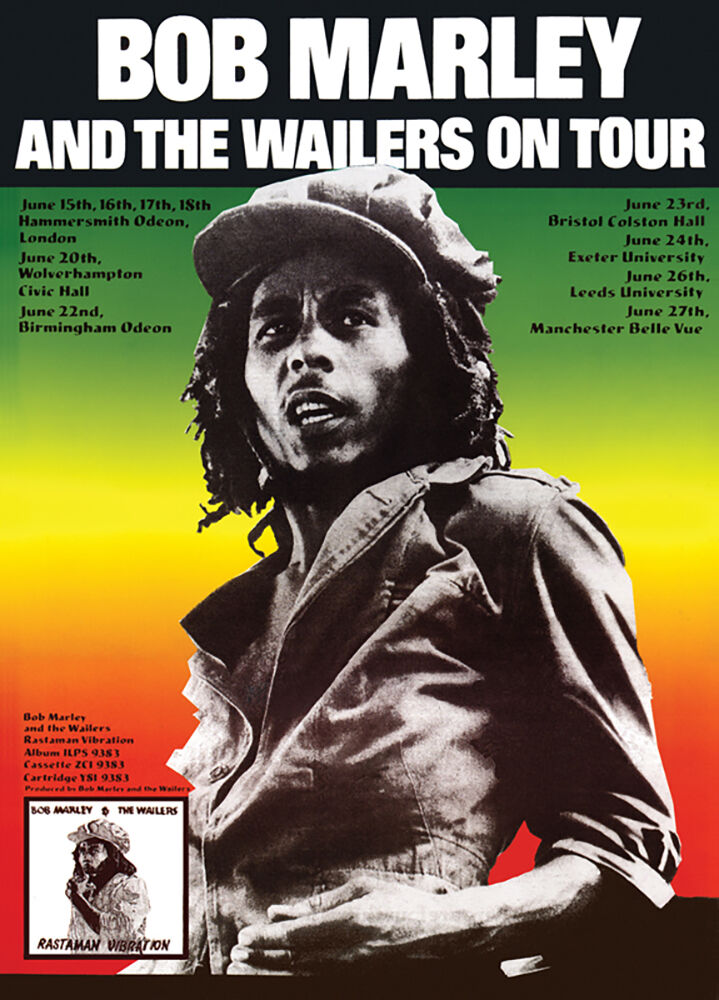 Bob Marley - Tour - Concert Poster