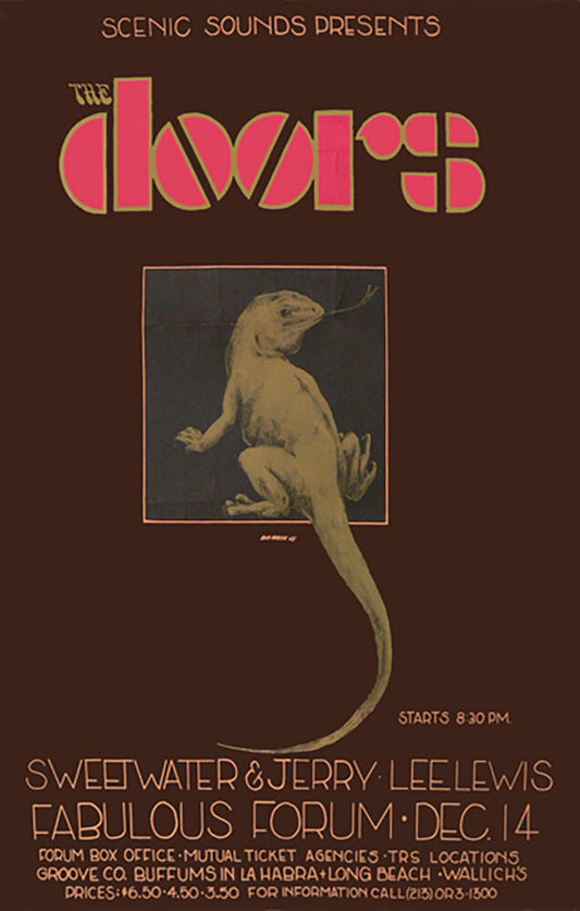 Doors - Lizard - Concert Poster