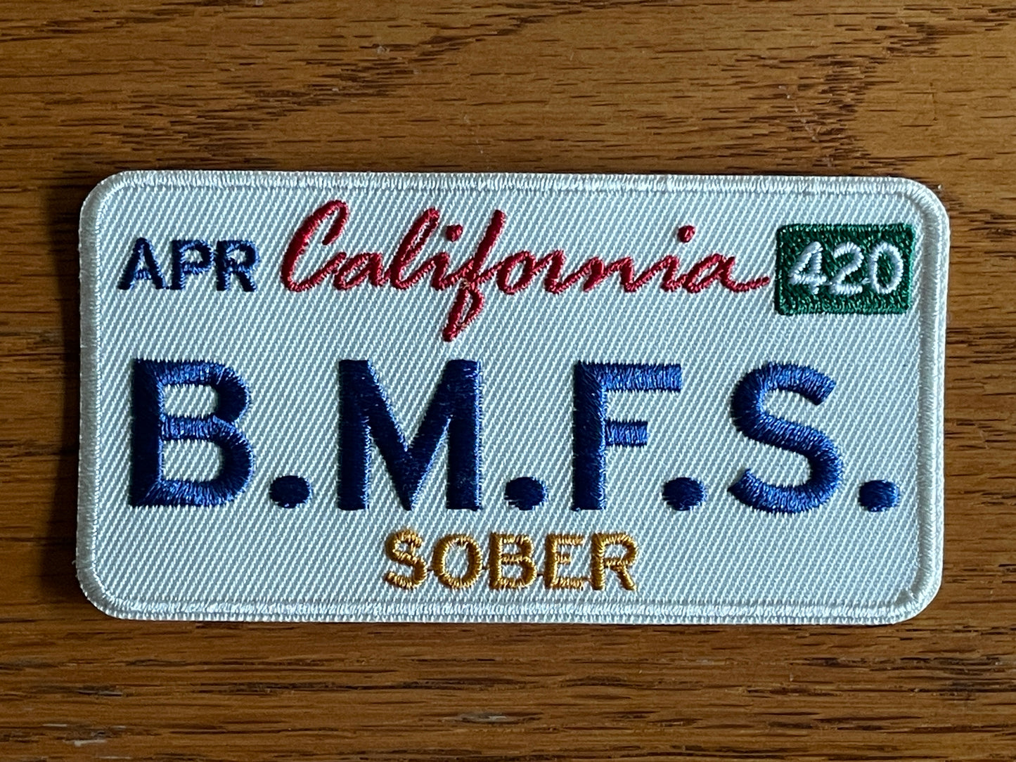 Billy Strings B.M.F.S California Sober plate heat applied patches. Very High end