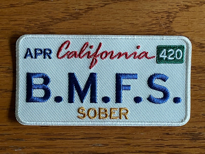 Billy Strings B.M.F.S California Sober plate heat applied patches. Very High end