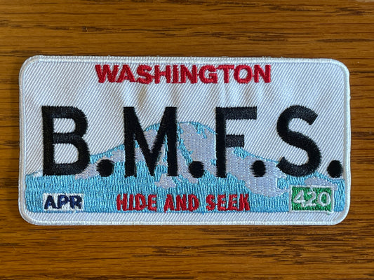 Billy Strings B.M.F.S Washington plate heat applied patches. Very High end