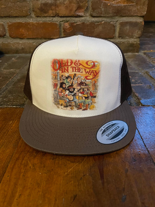 OLD and IN THE WAY Trucker Snapback baseball Hat