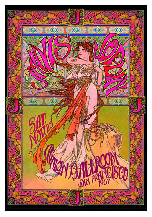 Janis Joplin - Avalon - Concert Poster