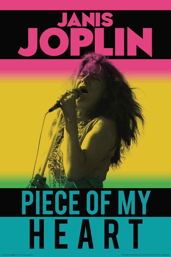 Janis Joplin - Piece of My Heart - Regular Poster – GratefulPoster ...
