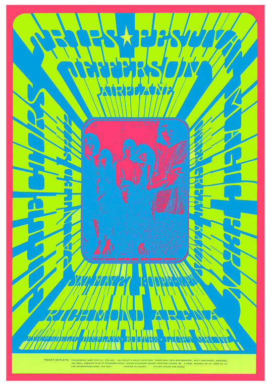Jefferson Airplane - Trips Festival - Concert Poster