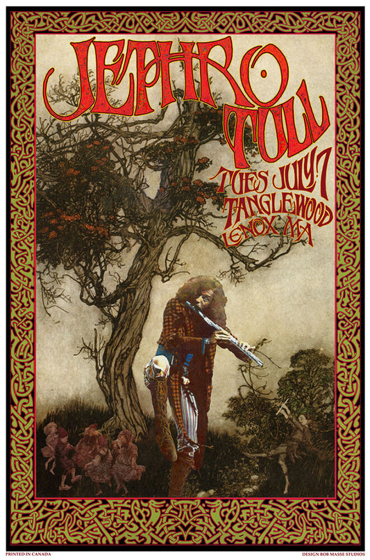 Jethro Tull - Tanglewood - Concert Poster