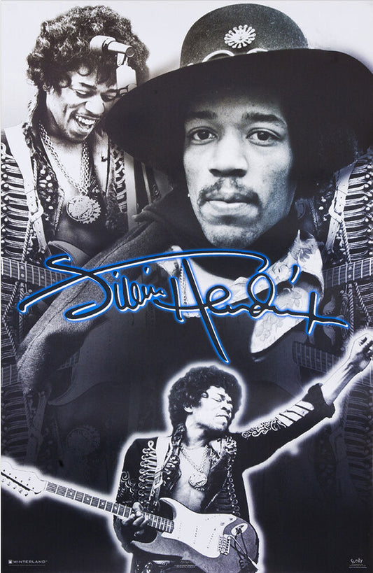 Jimi Hendrix - Montage - Regular Poster