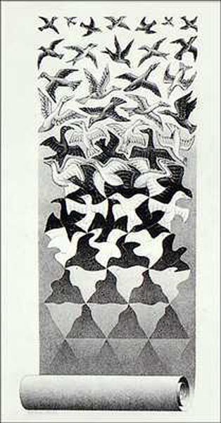 Liberation - Escher Print - Art Poster