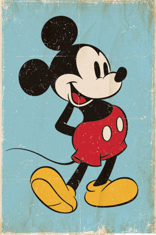 Mickey Mouse - Retro - Regular Poster