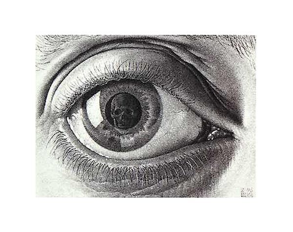 The Eye (mini) - Escher Print - Art Poster