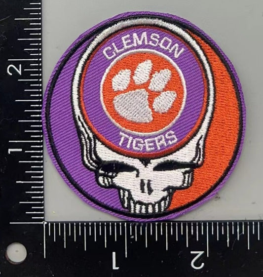 Clemson Tigers Heat applied Patch.